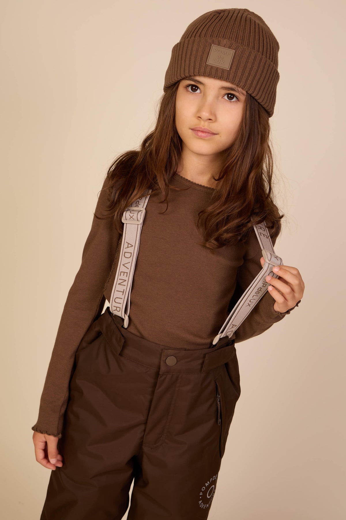 Adventure® skibroek Tween - Dark Brown | 101421 Sky