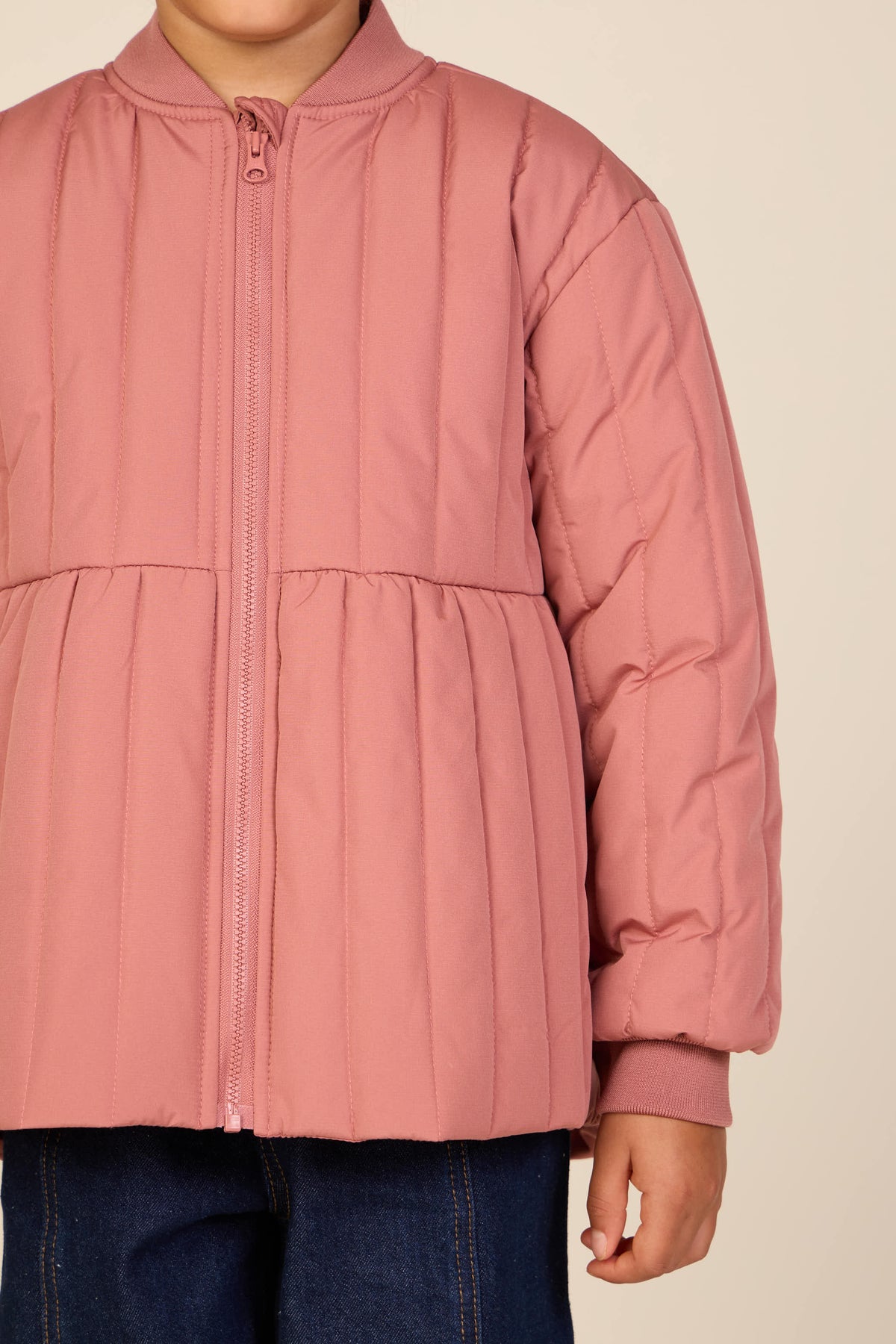 Thermische Tech Jas - Kids - Old Rose | 101108 Elle