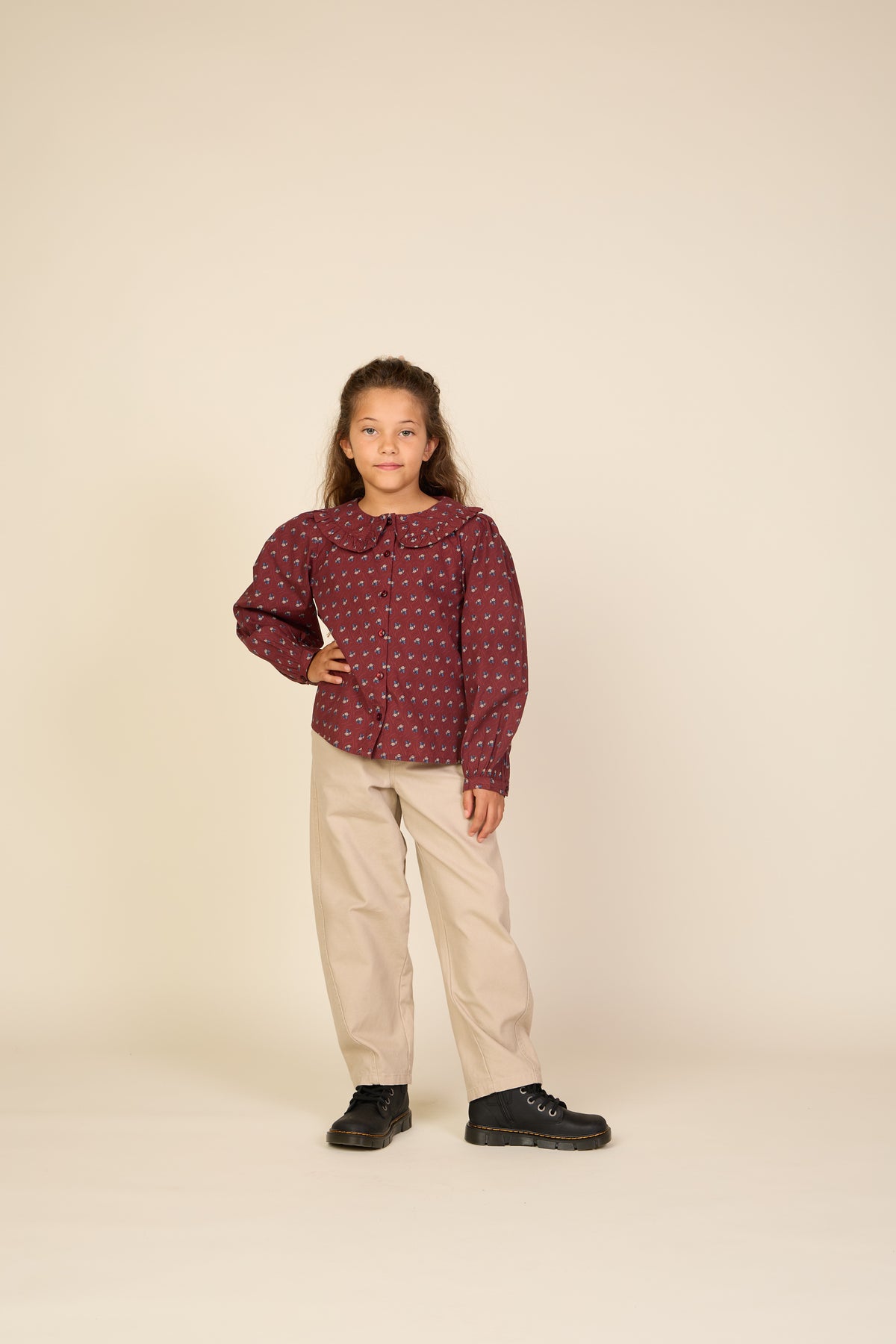 Baggy broek Tween - Light Beige | 101530 Jenna