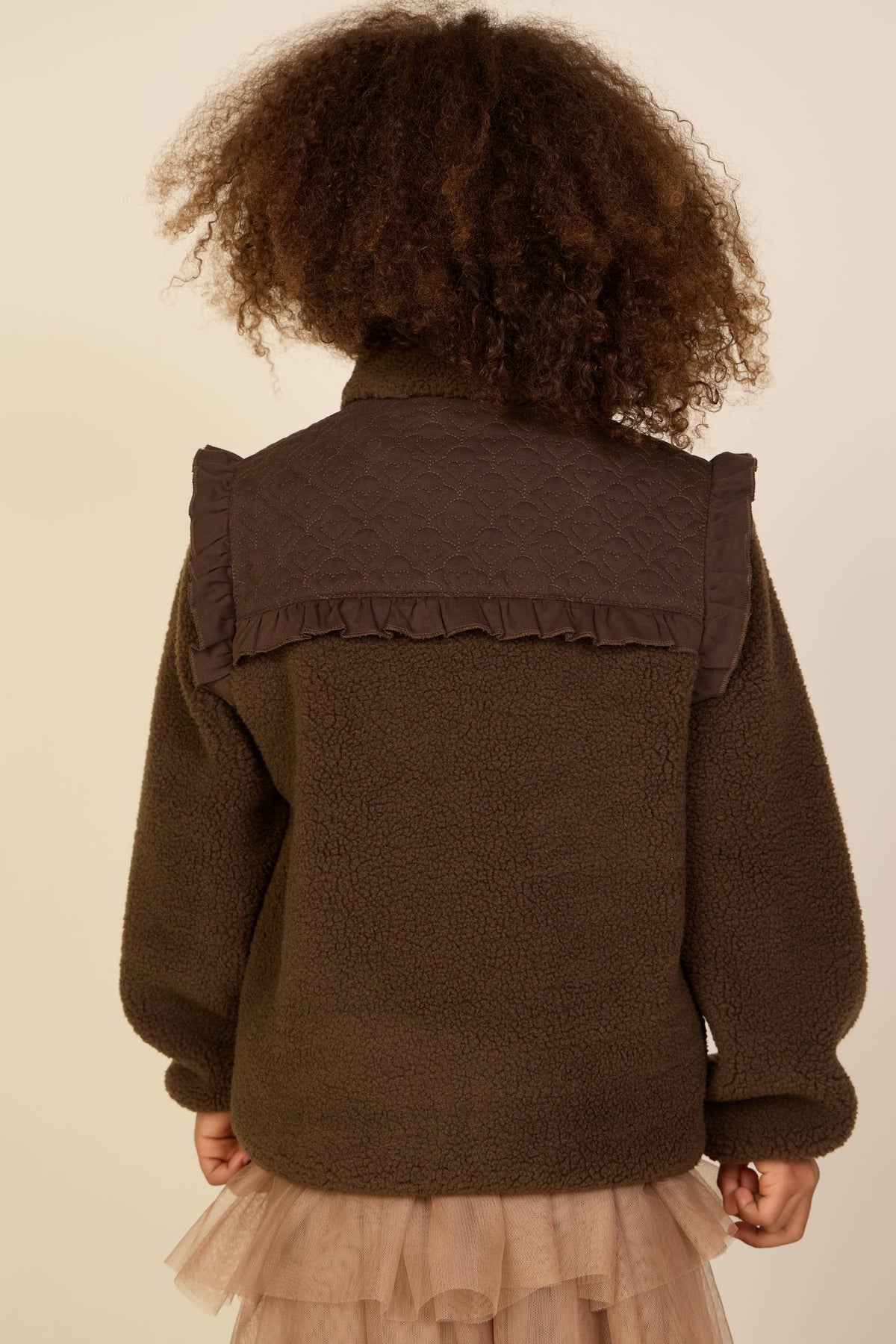 Teddyjas met gewatteerde pas Tween - Dark Brown | 101684 Hailey