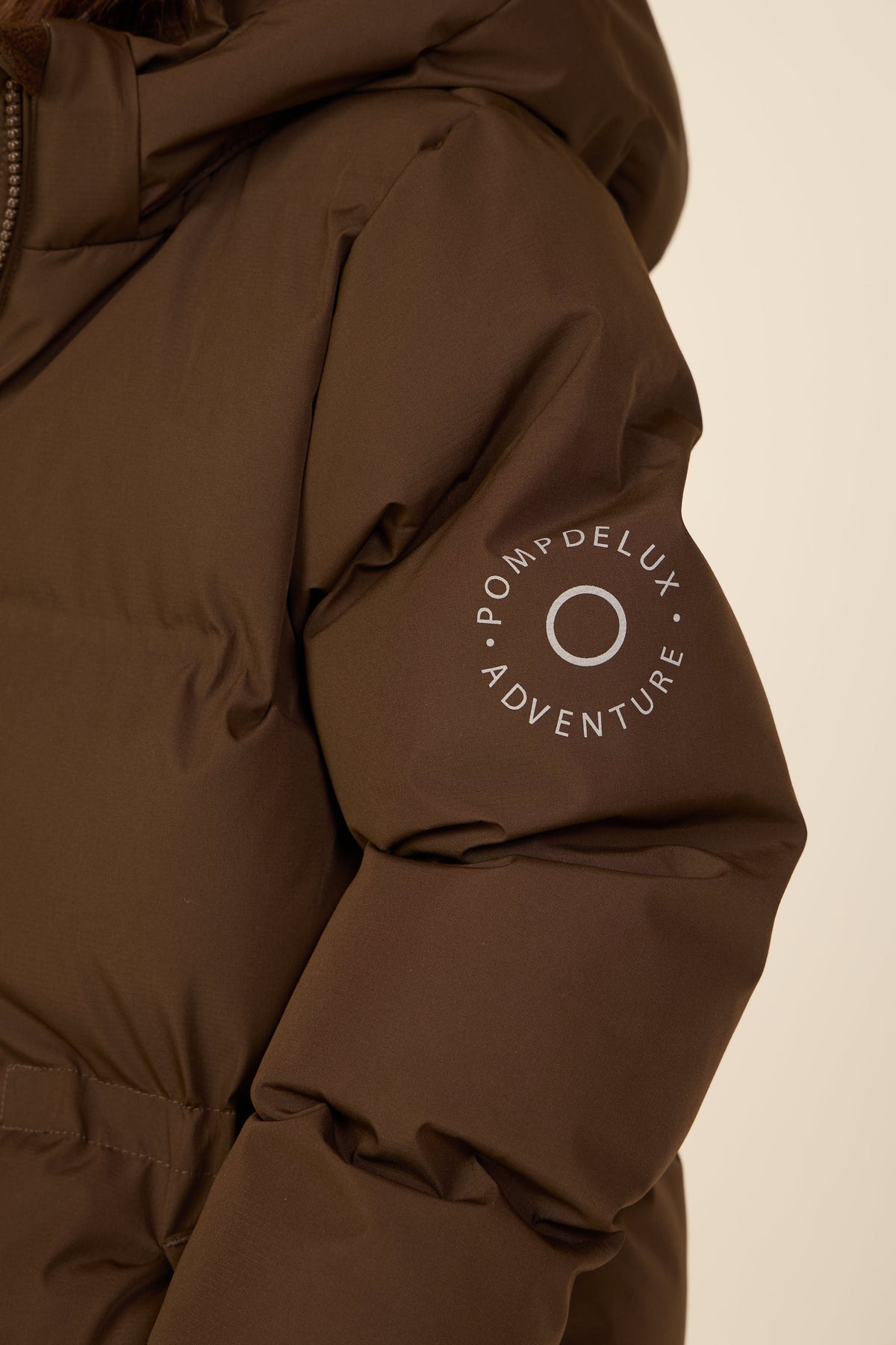 Adventure® gewatteerde winterjas met verstelbare taille Kids - Dark Brown | 101413 Elenor