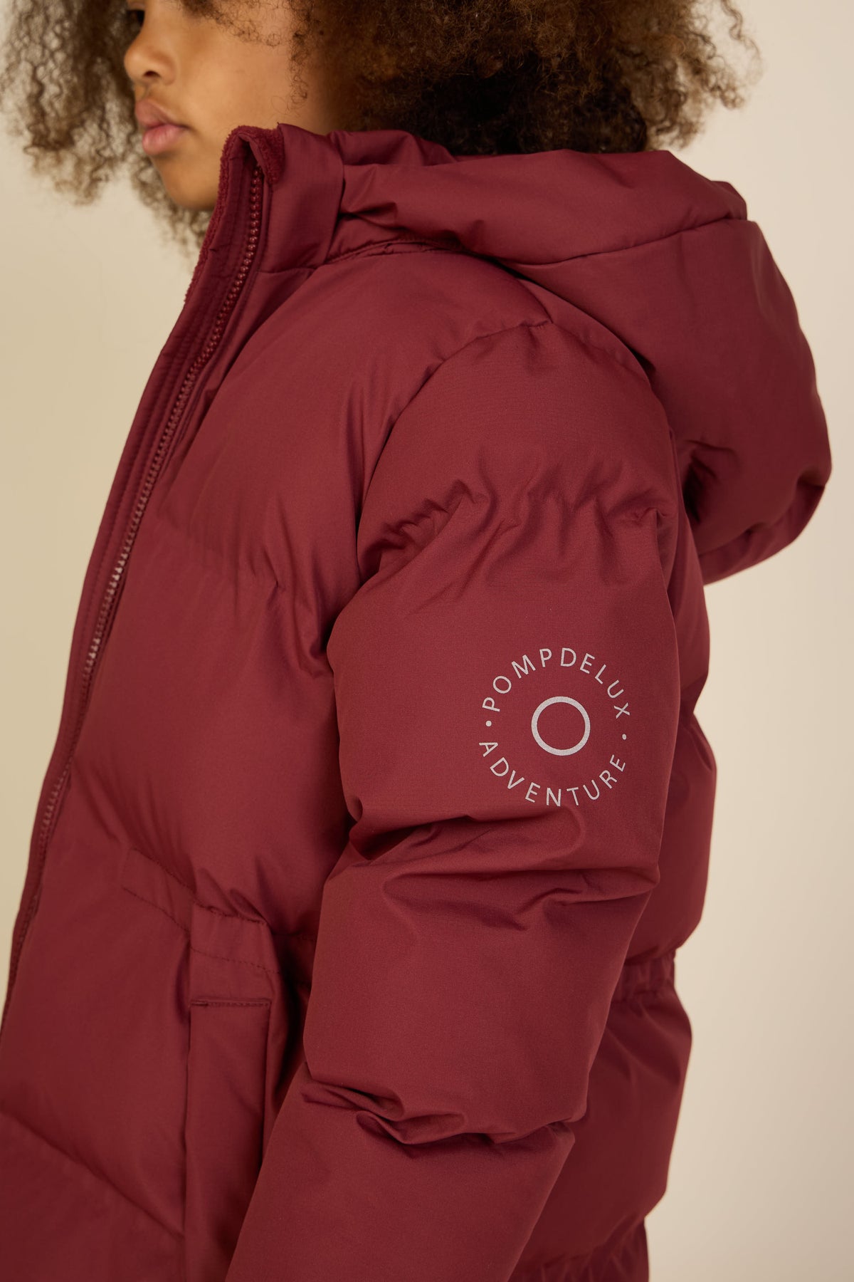 Adventure® gewatteerde winterjas met verstelbare taille Tween - Bordeaux | 101416 Elenor