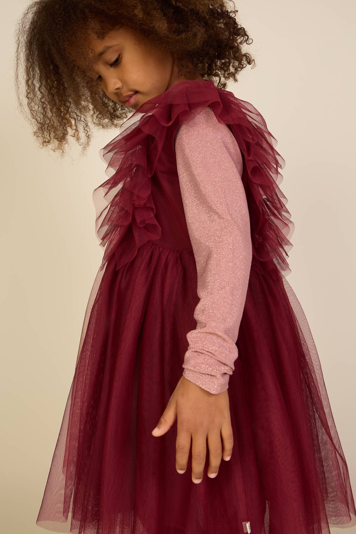 Tule jurk Tween - Bordeaux | 101508 Bianca