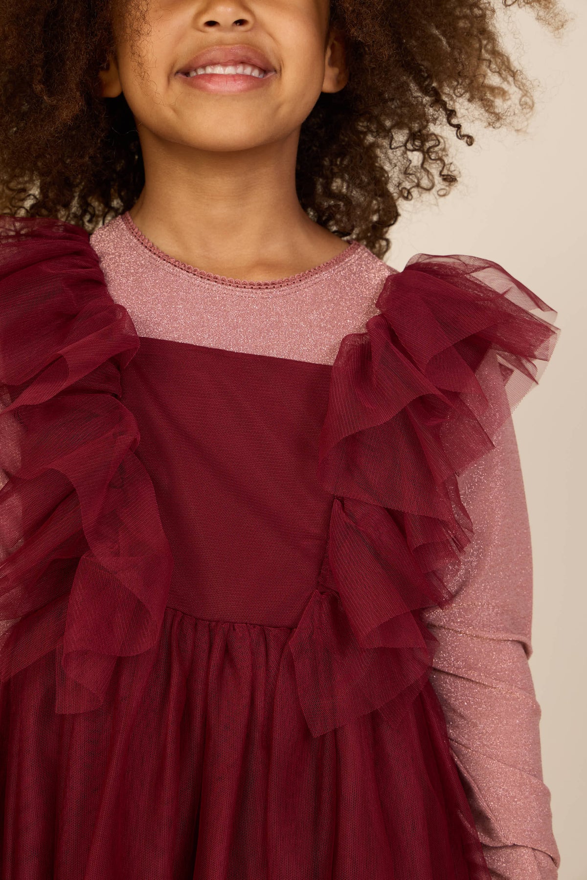 Tule jurk Tween - Bordeaux | 101508 Bianca