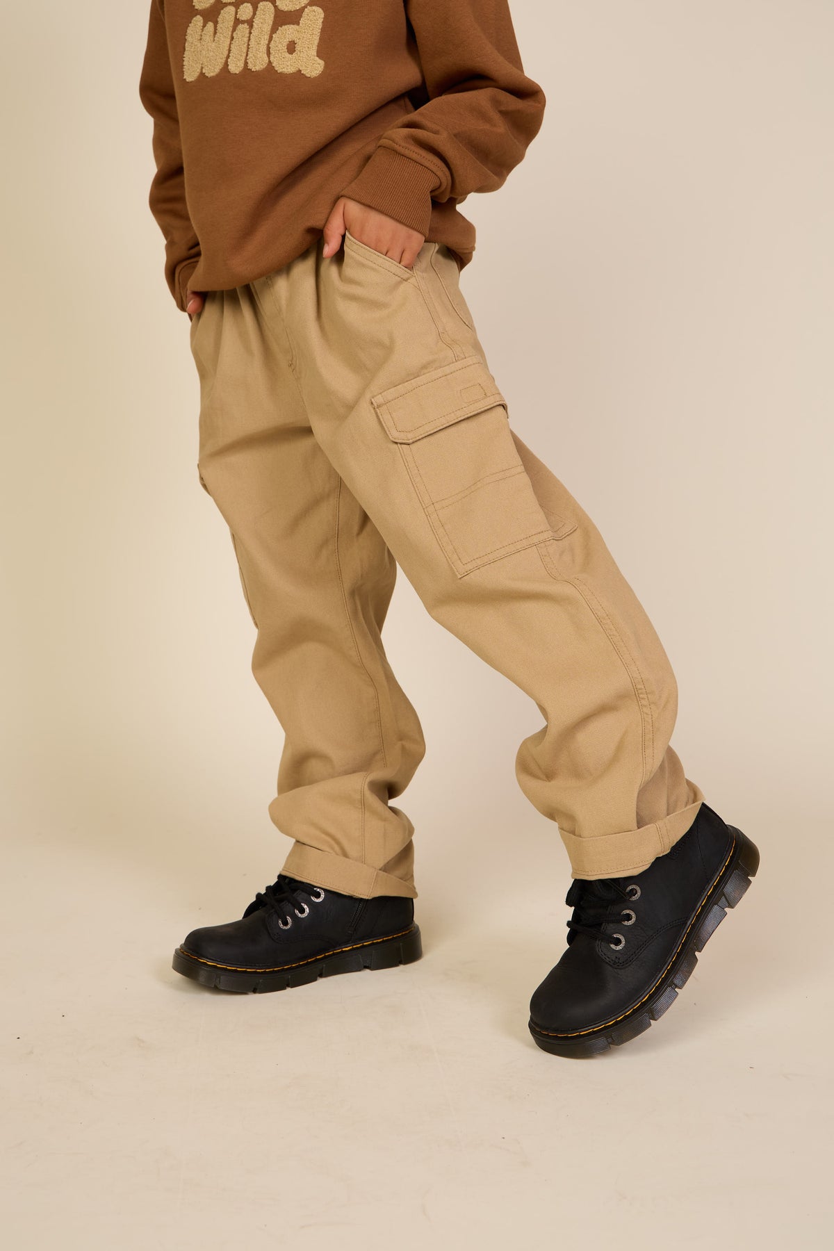 Canvasbroek - Tween - Khaki | 101133 Isack