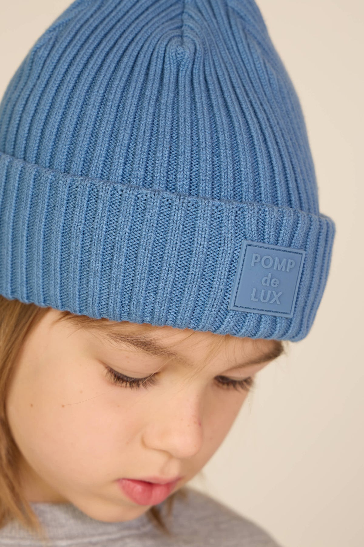 Katoenen gebreide muts - All - Stofblauw | 101519 Todd