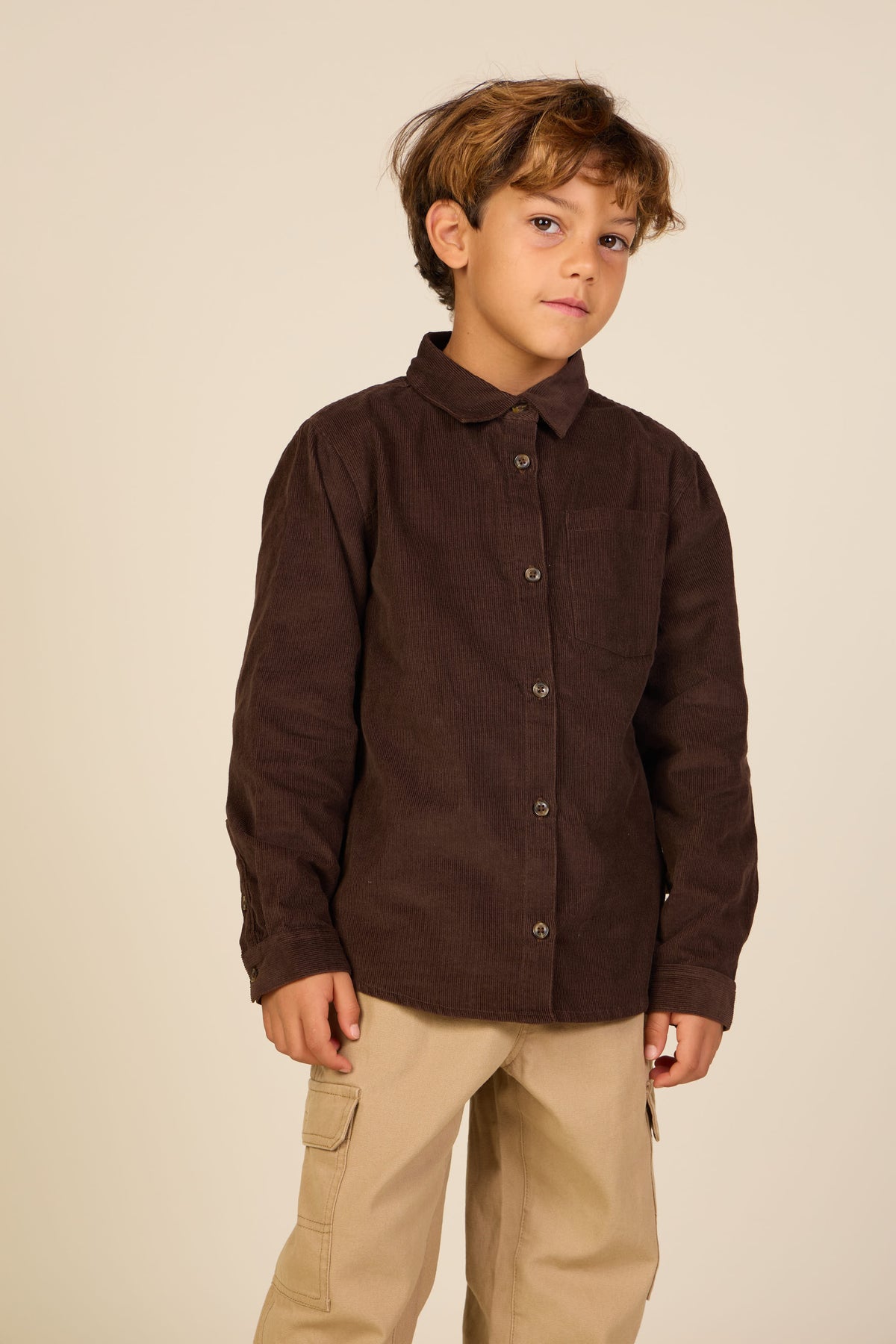 Corduroy overshirt Tween - Dark Brown | 101656 Jonny
