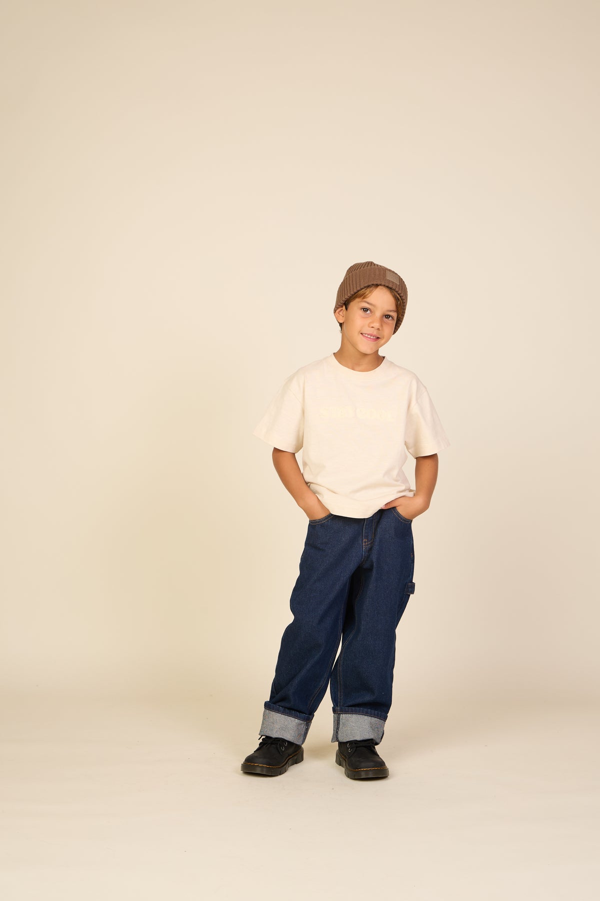 Slub jersey Borduur T-shirt - Tween - Off White | 101160 Villum