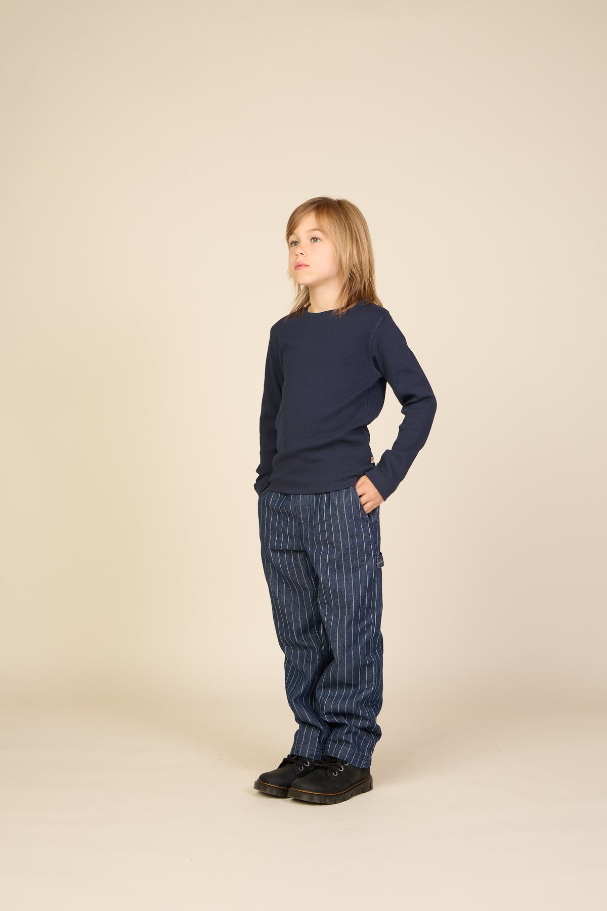 Geribd langarmshirt Tween - Navy | 101598 Conrad