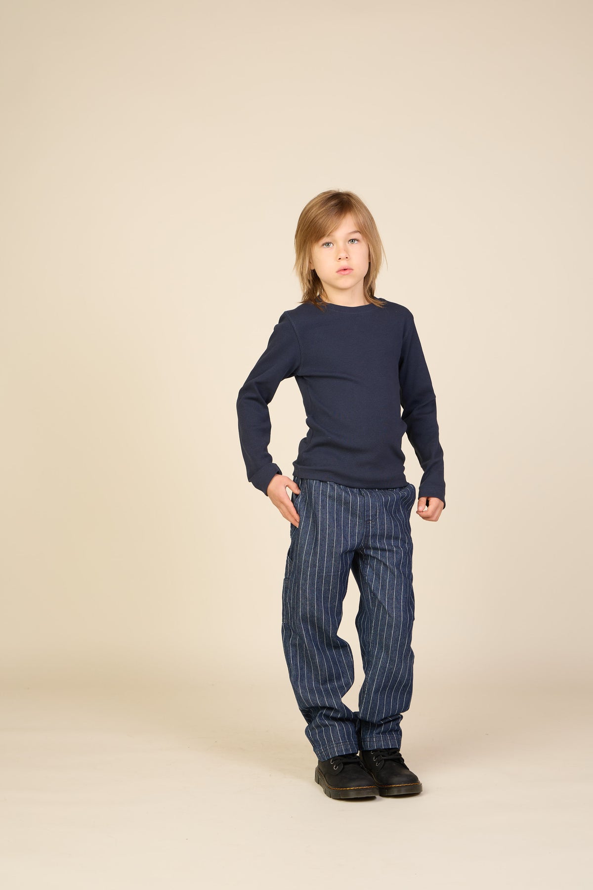 Geribd langarmshirt Tween - Navy | 101598 Conrad