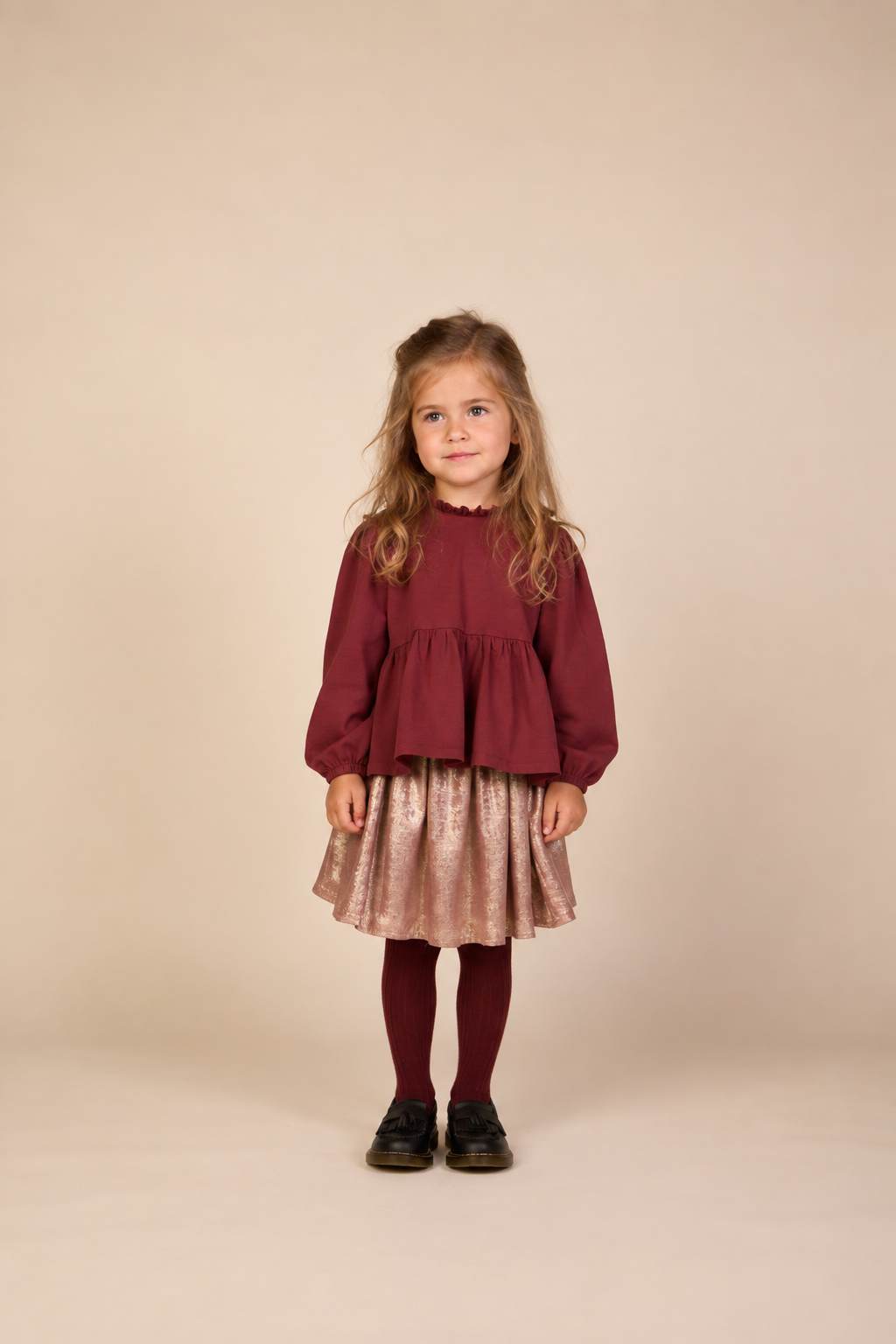 Rok met foliefinish Kids - Dusty Rose | 101673 Sylvia