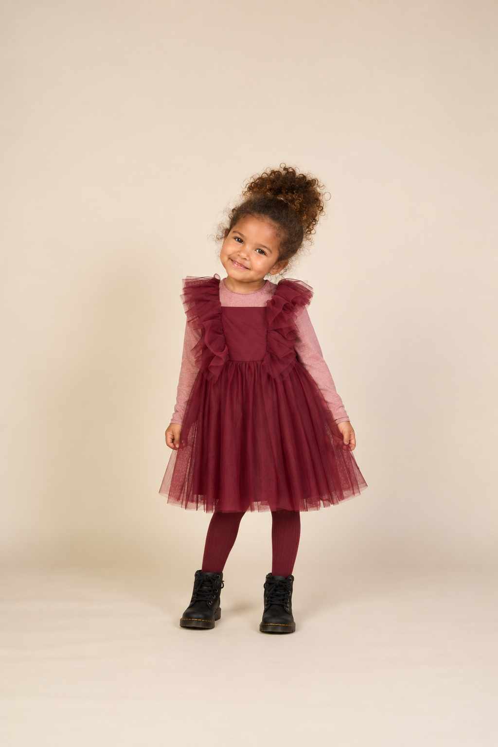 Tule jurk Kids - Bordeaux | 101507 Bianca