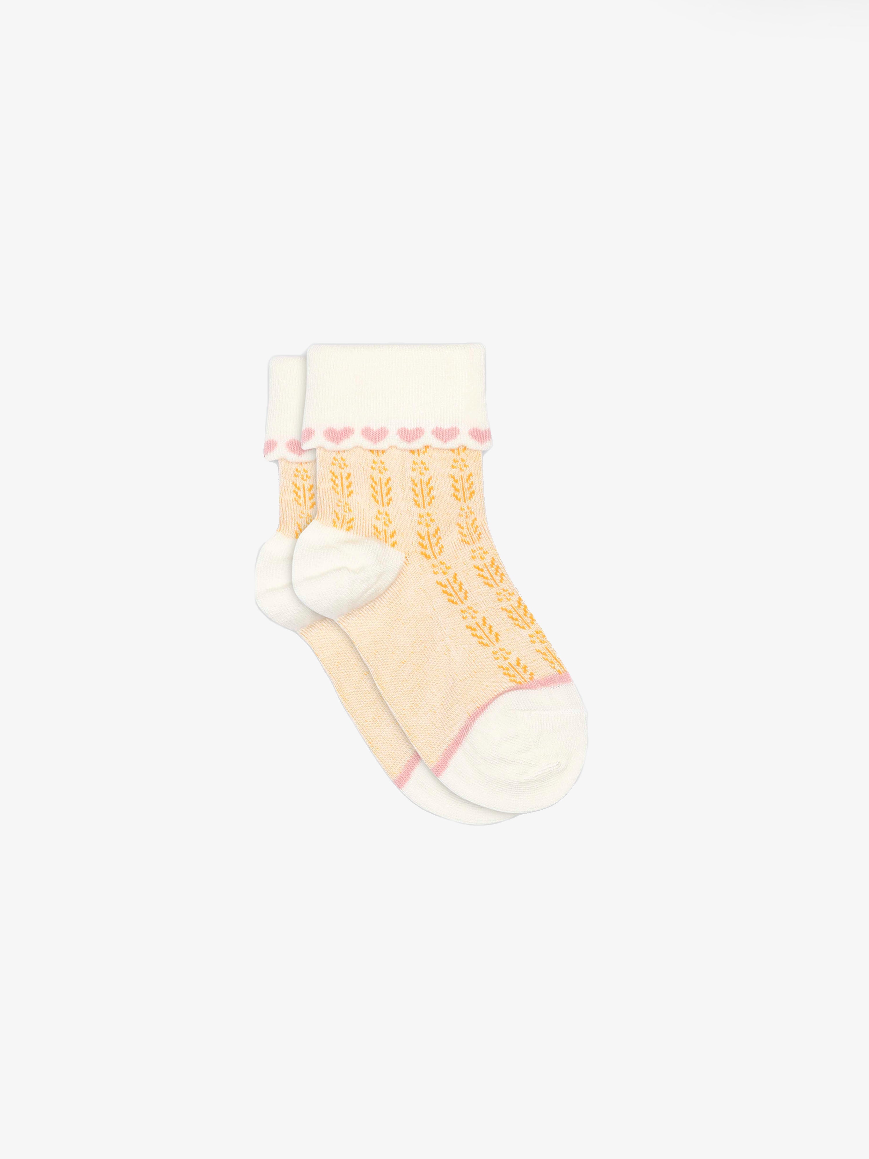 MP Hartjesokken - Tween - Rose | 101380 MP Klara Short Socks