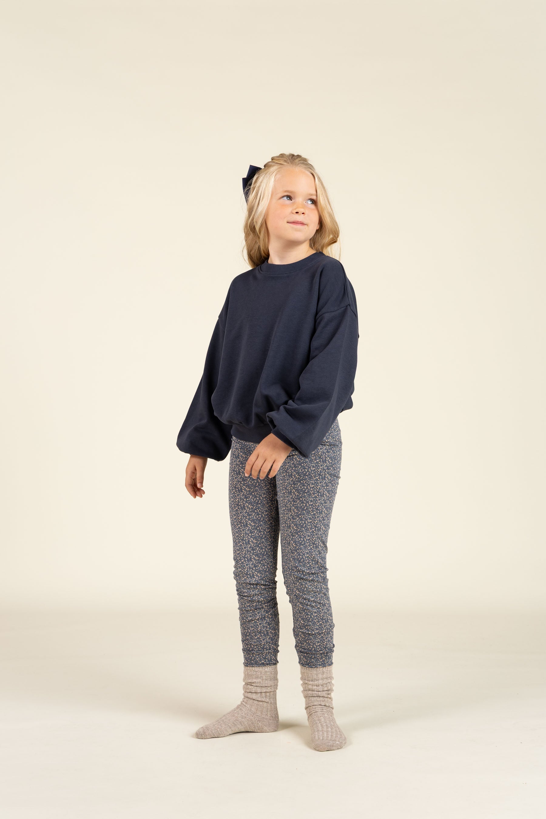Bedrukte jersey legging - Tween - Blue | 100769 Ada
