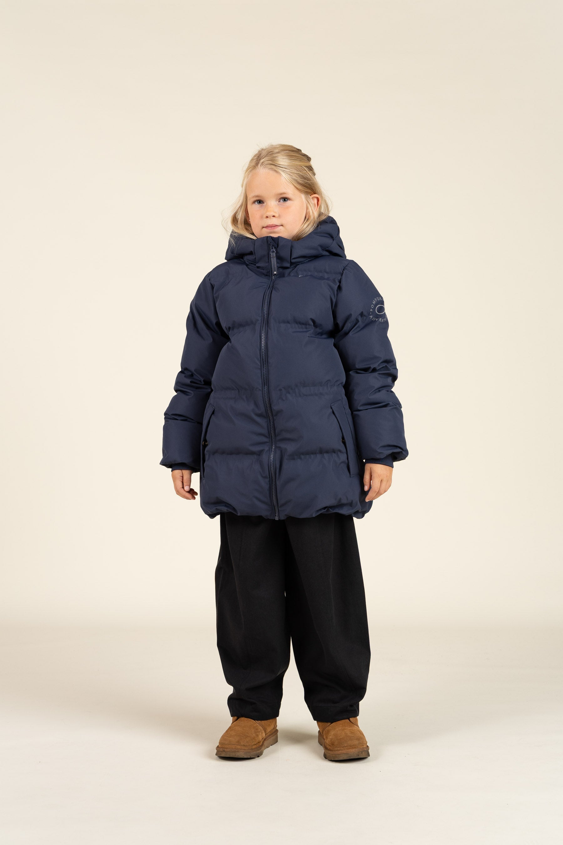 Winterjas met koord - Tween - Navy | 100539 Elenor
