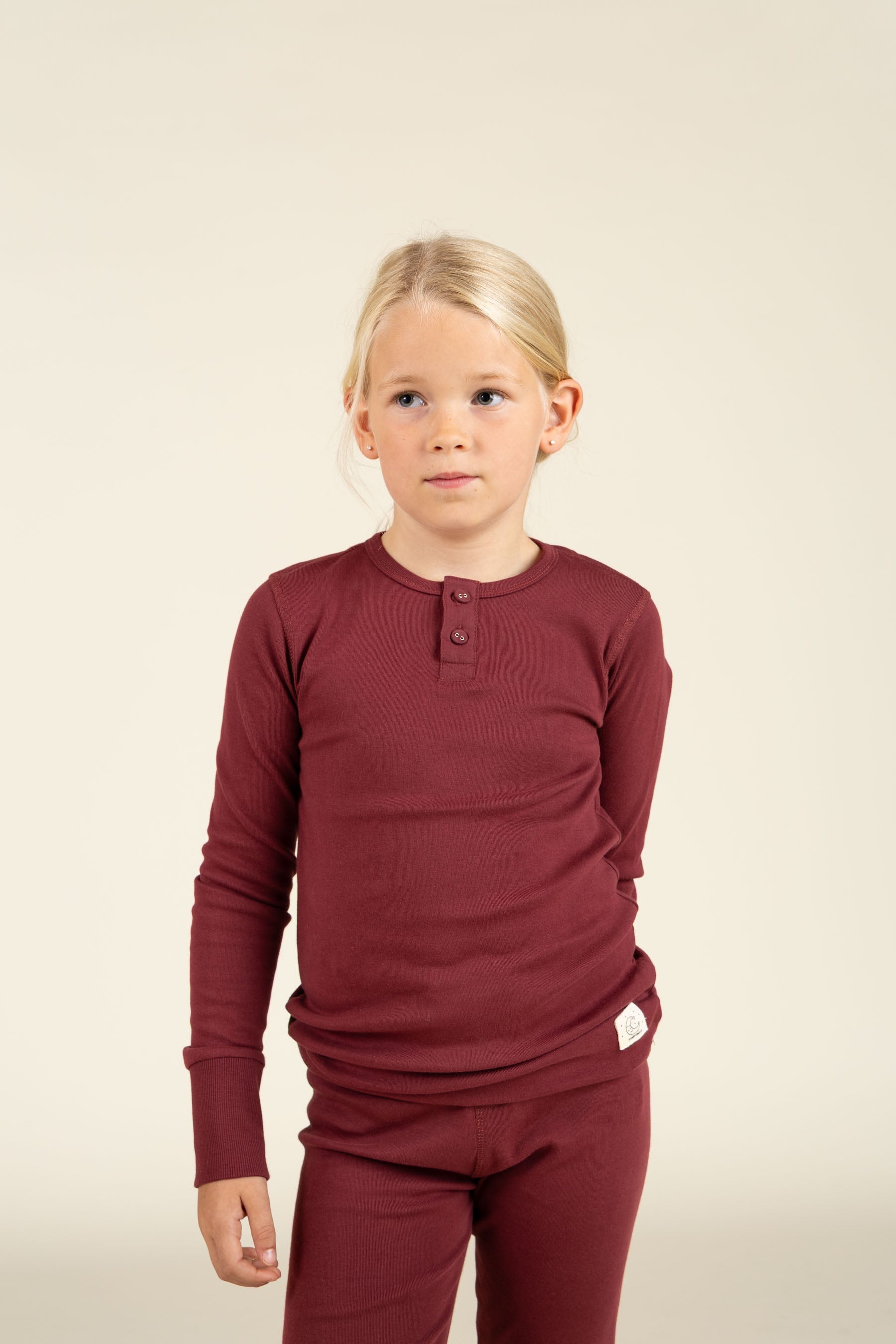 Jersey pyjama - Tween - Burgundy | 100555 Bangkok