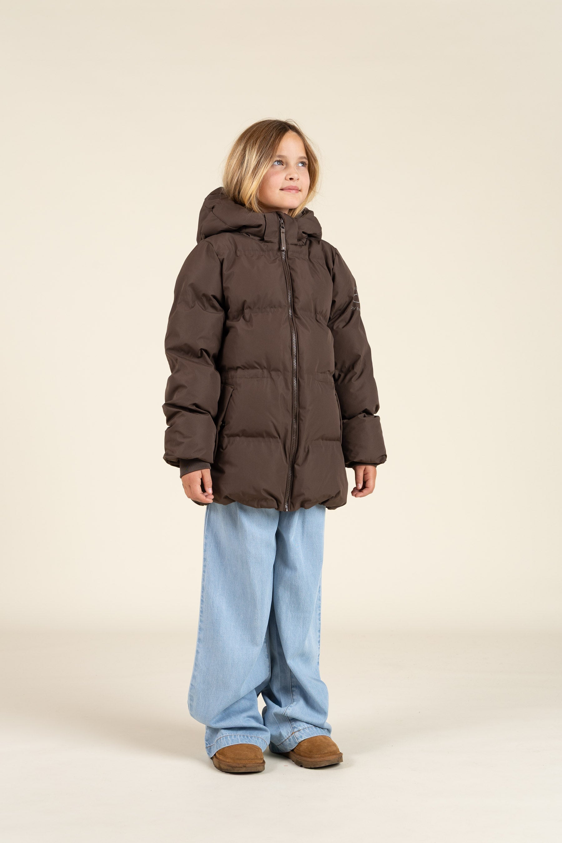 Winterjas met koord - Tween - Chocolate | 100537 Elenor