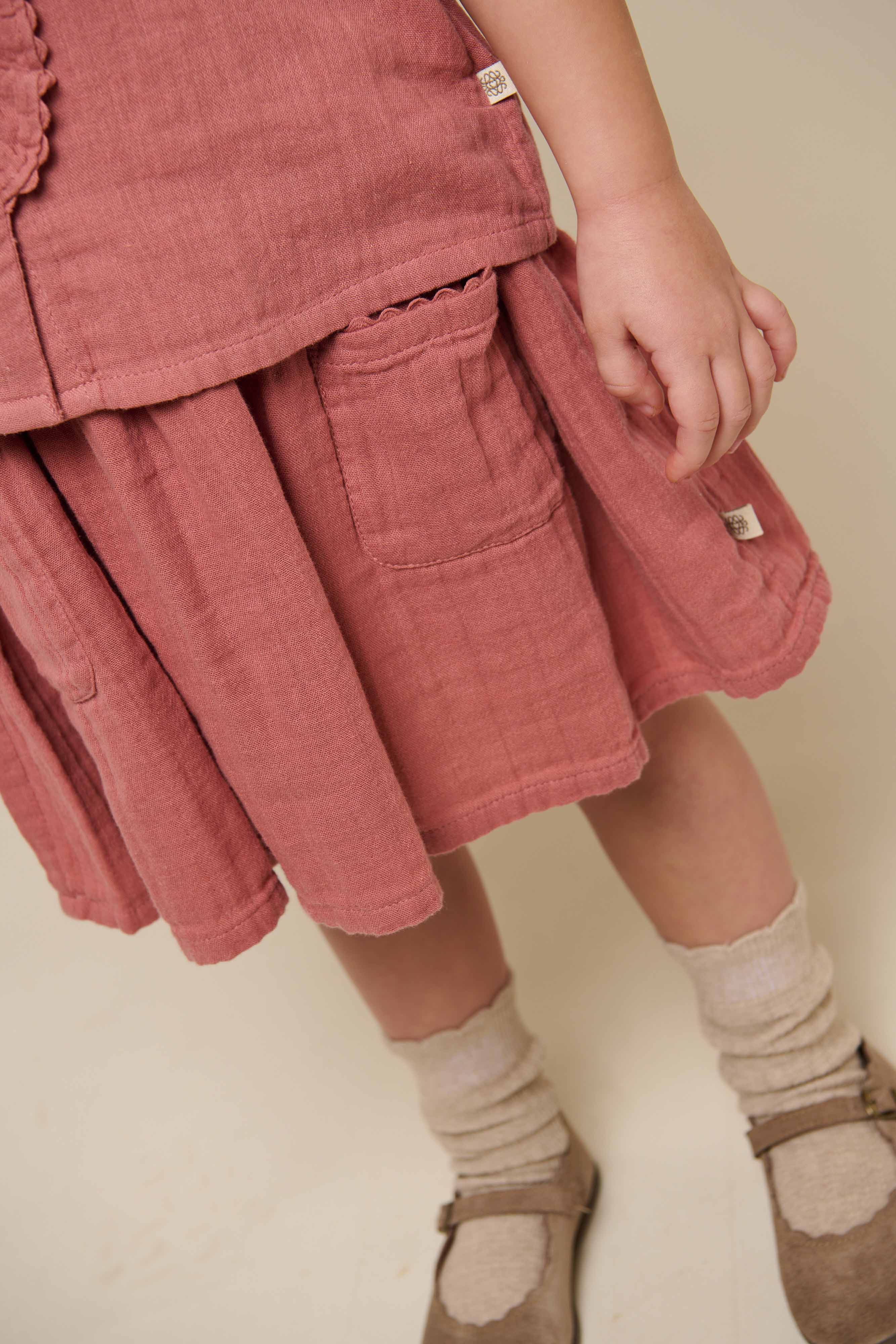 Gaze rok - Kids - Old Rose | 100938 Jasmine