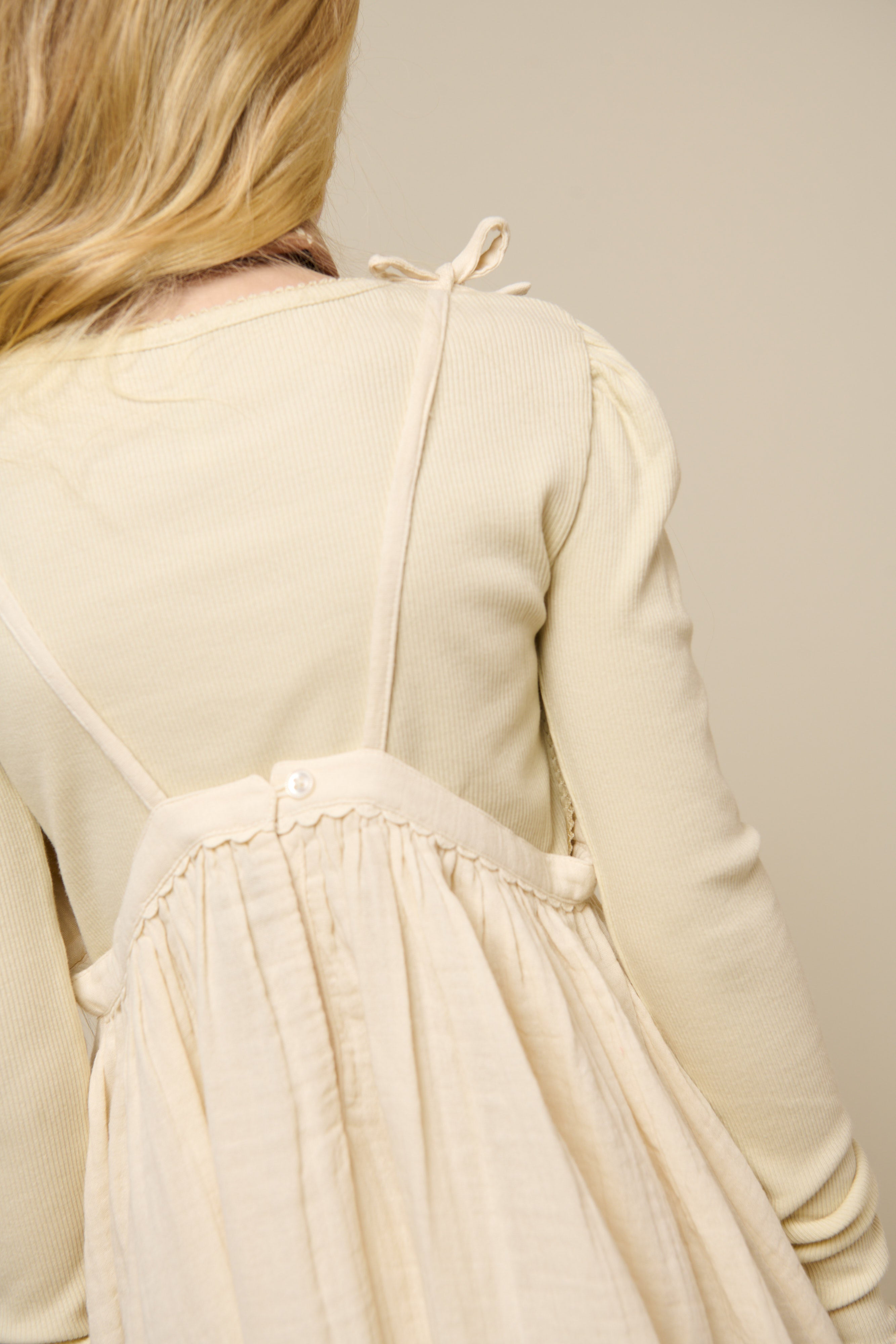 Modal rib T-shirt met lange mouwen - Tween - OffWhite | 101313 Lottie