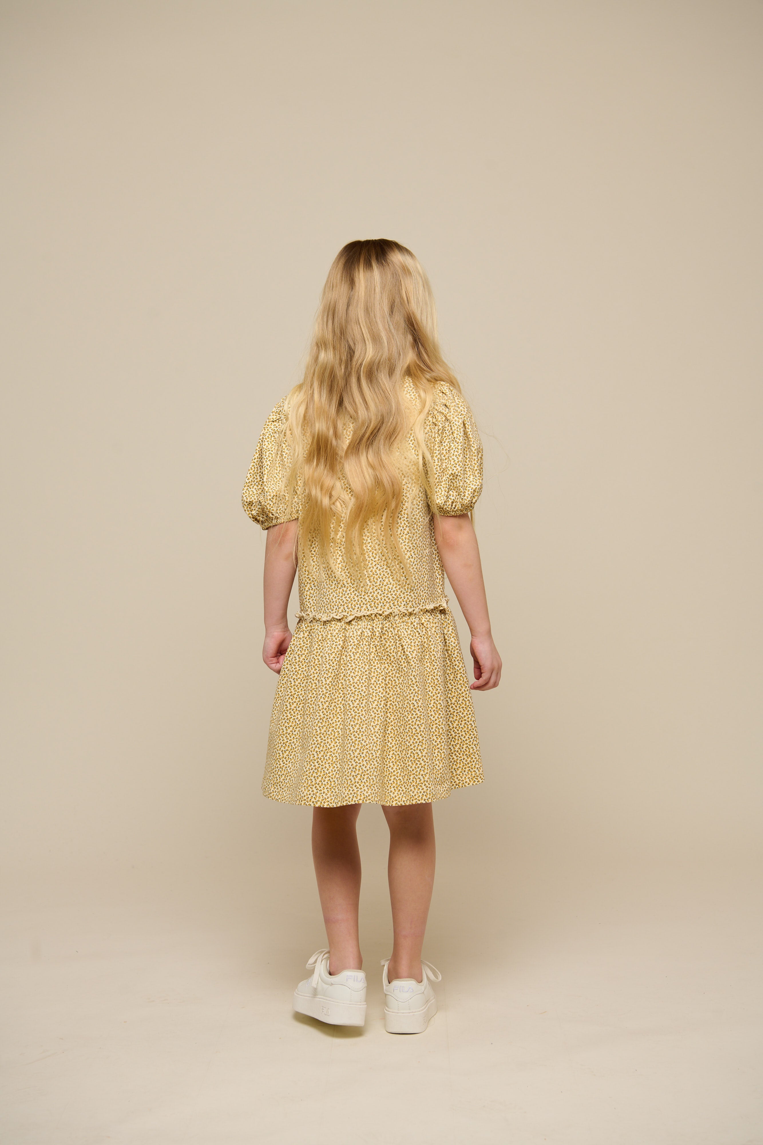 Jersey jurk - Tween - Yellow | 101224 Lea
