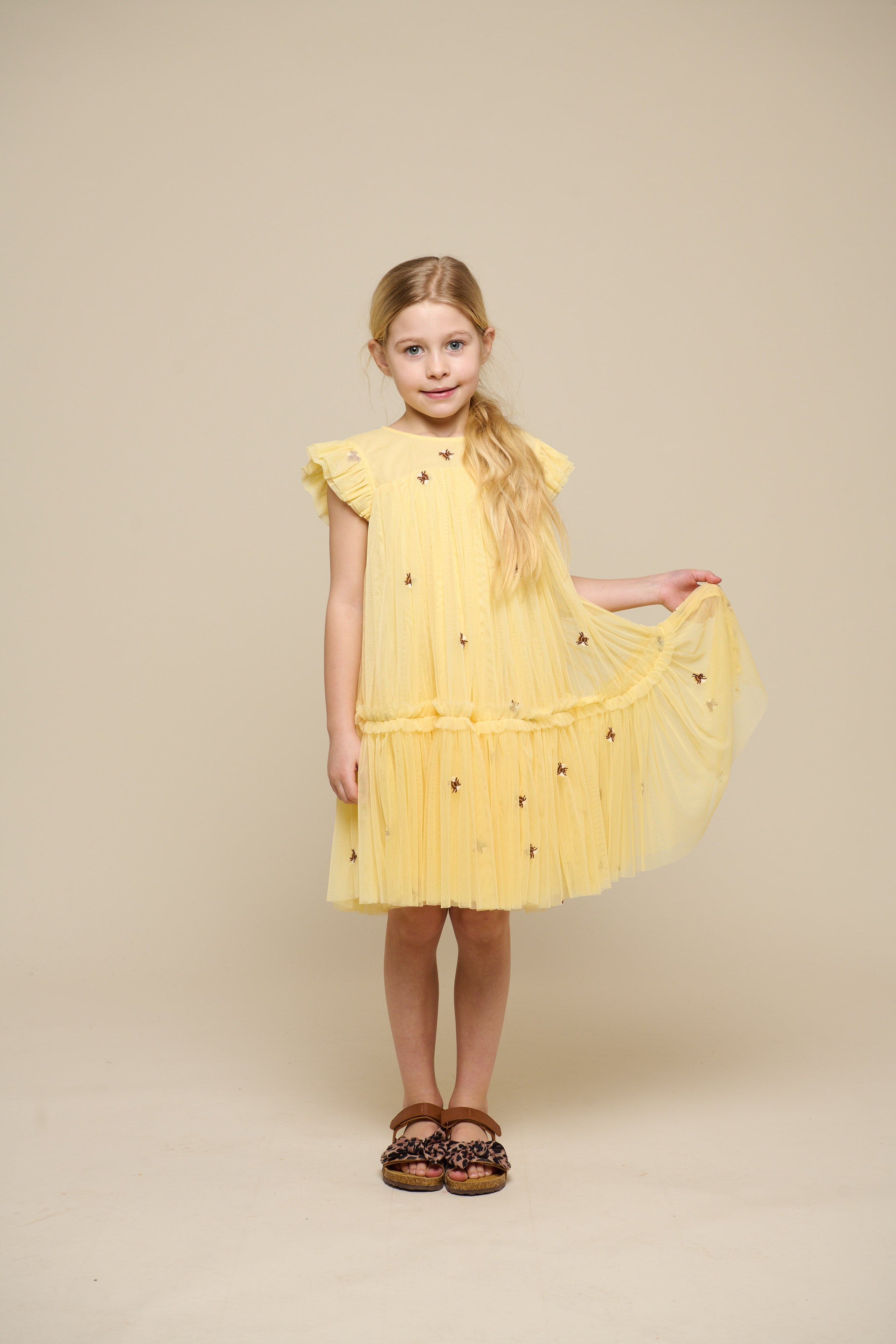 Honingbij Tulle Jurk - Tween - Sunlight | 100967 Daisy