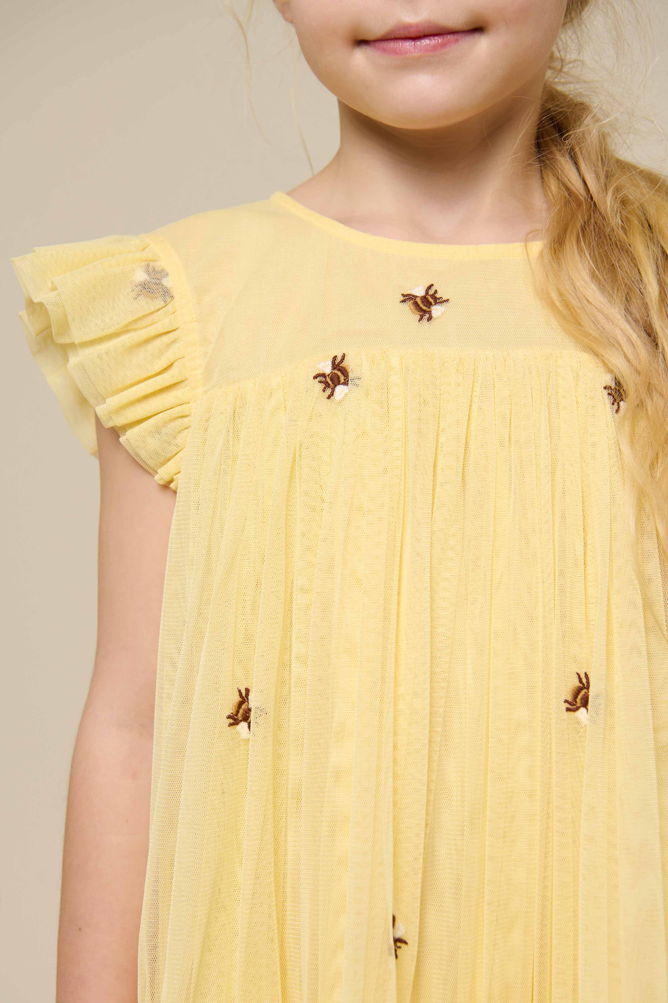 Honingbij Tulle Jurk - Tween - Sunlight | 100967 Daisy