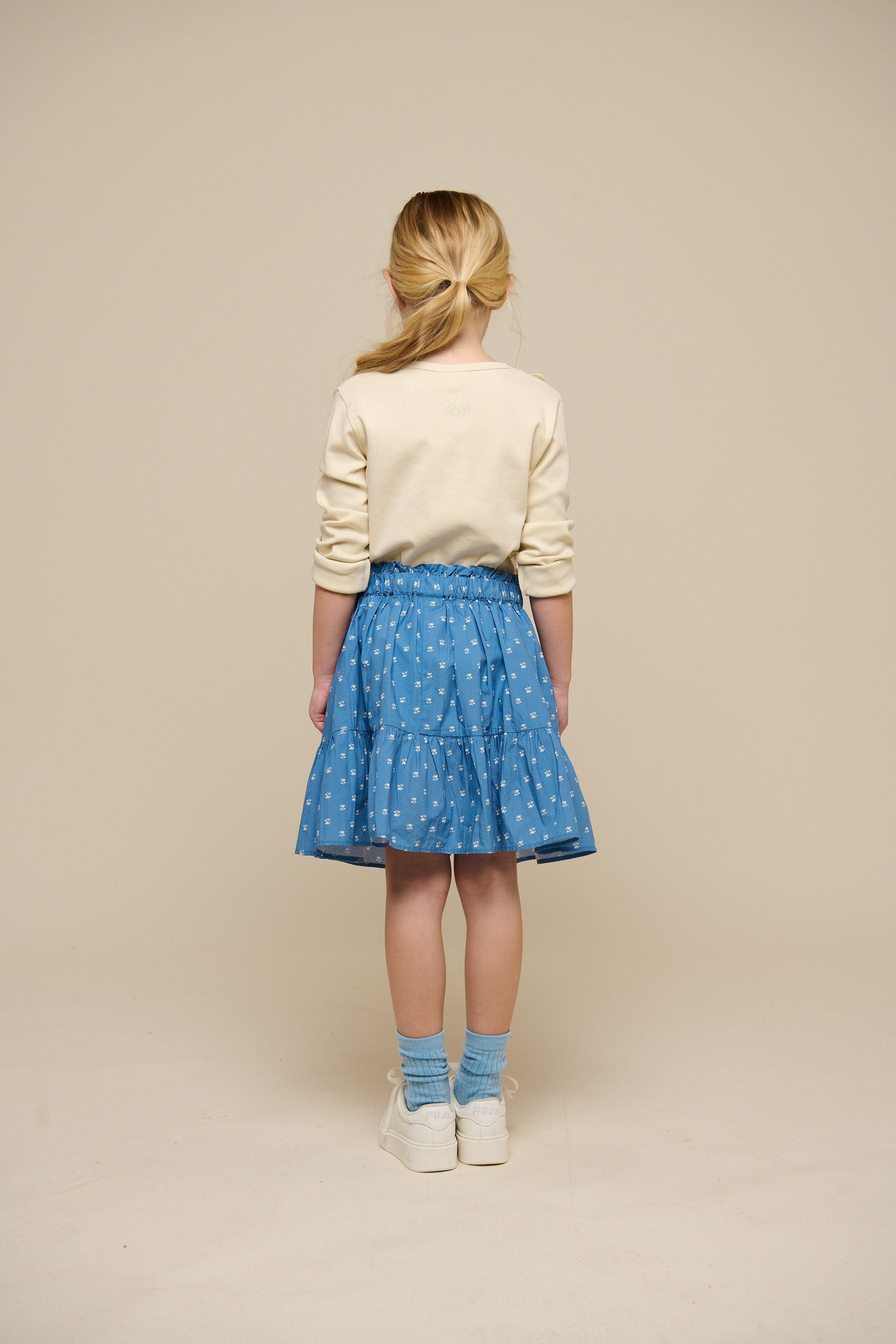 T-shirt met Bloemapplicatie - Tween - Offwhite | 101232 Sarah