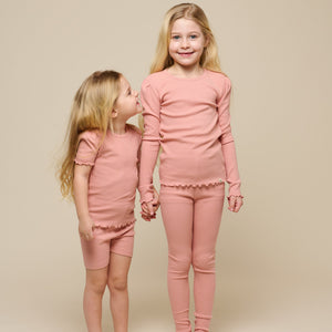 Modal Rib leggings - Tween - Rose Tan | 101323 Lottie