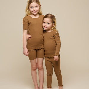 Lange mouwen T-shirt van modalrib - Tween - Coconut | 101309 Lottie