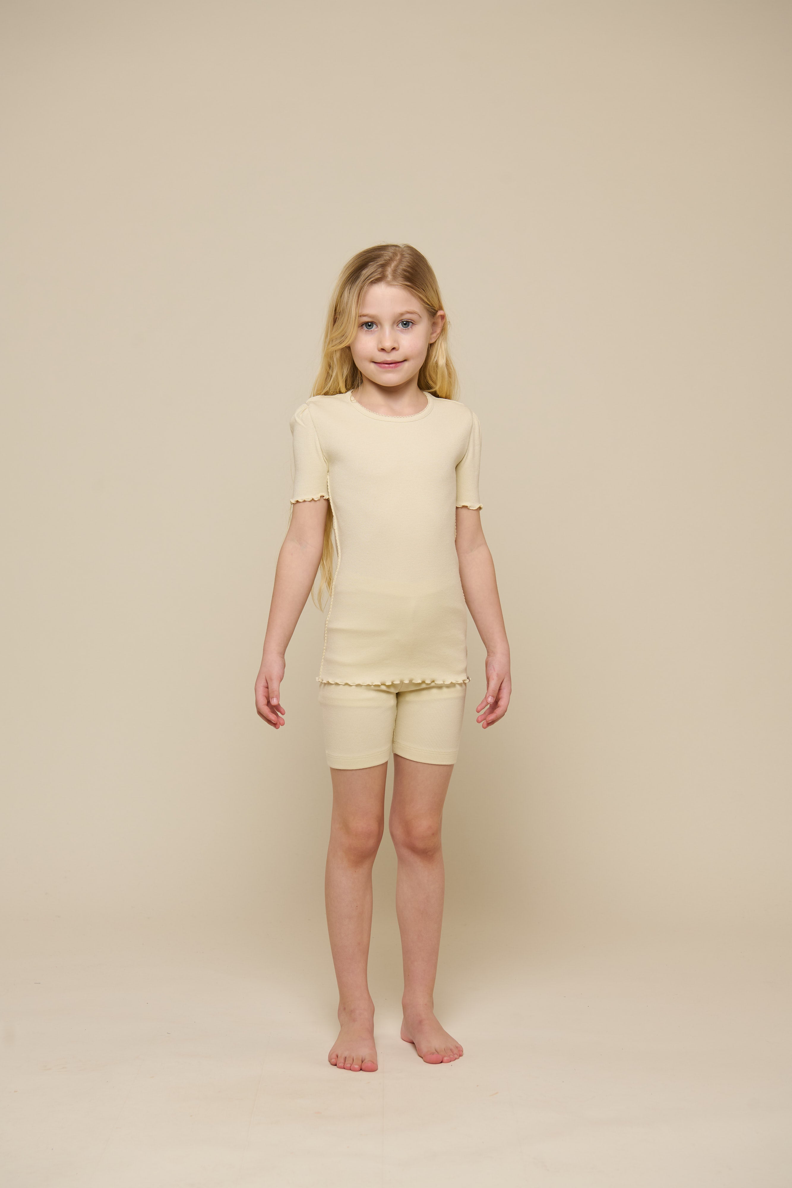 Modal Rib korte tights - Tween - OffWhite | 101321 Lottie